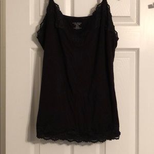 Black lace cami
